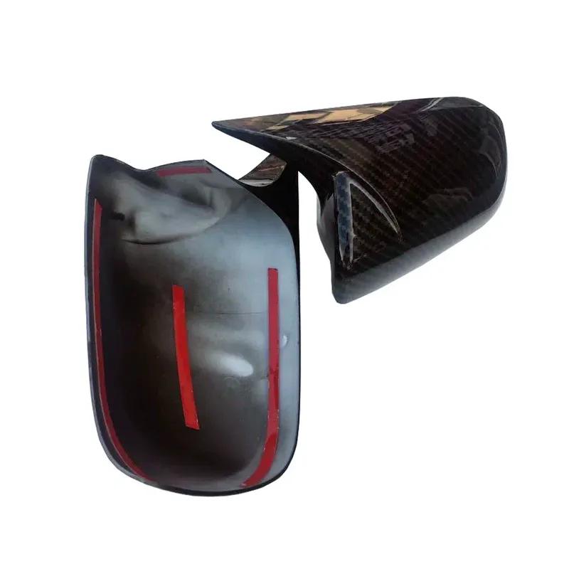 For Toyota Camry 6 xv40 Mark X / Reiz ABS Car Rearview Side Mirror Cover Wing Cap Exterior Door Housing Trim Adhesive Sticker