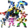 5 IN 1 Mini Force 2 Super Gino Power Transformation Robot Toys Action Figures MiniForce X Deformation Dinosaur Mecha Toy