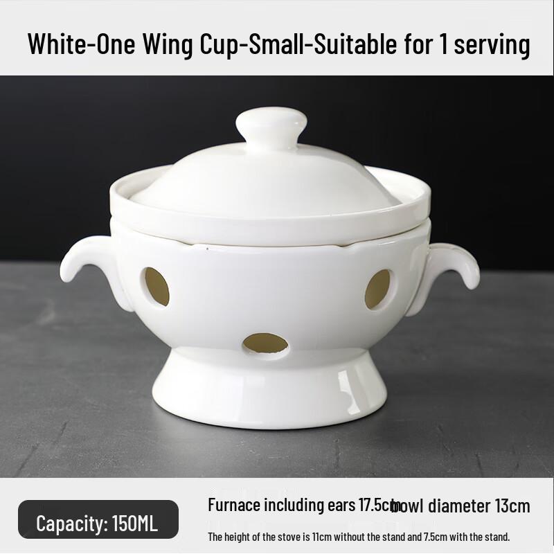 Ceramic Insulated Serving Pot Set with Warming Base