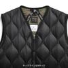 Taion Unisex Military Double Zip Down Vest V-Neck (001ALSZML-1)