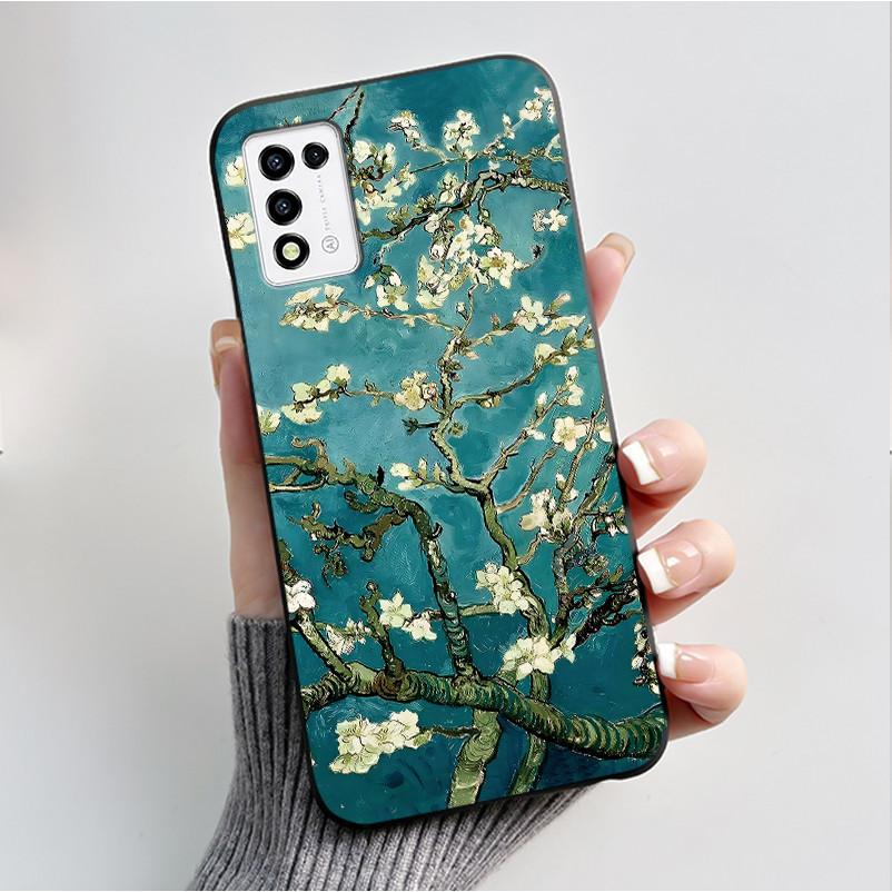 Phone Case For ZTE Libero 5G III A202ZT / Libero 5G II A103ZT Casing Fashion Butterfly Flower Black Soft TPU Case Silicone Cover