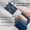 500ml Stainless Steel Vacuum Flasks with Three Lids Coffee Mug Thermoses Bottle Business Style Shimmering Design Portable Carafe