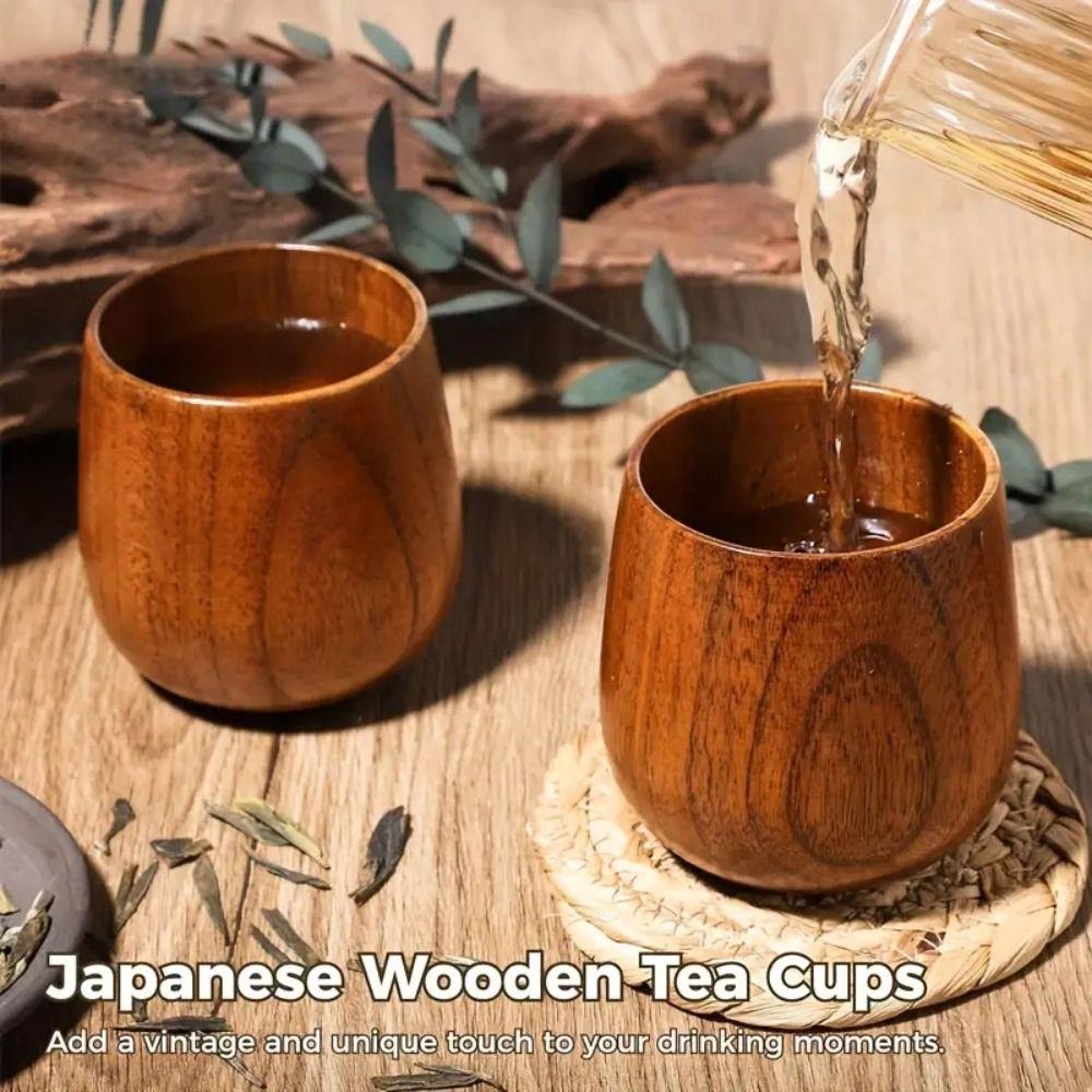 

Natural Whiskey Wooden Tumbler Wooden Old Fashioned Cup Creative Cocktail Lid for Men Women Wooden Tumbler