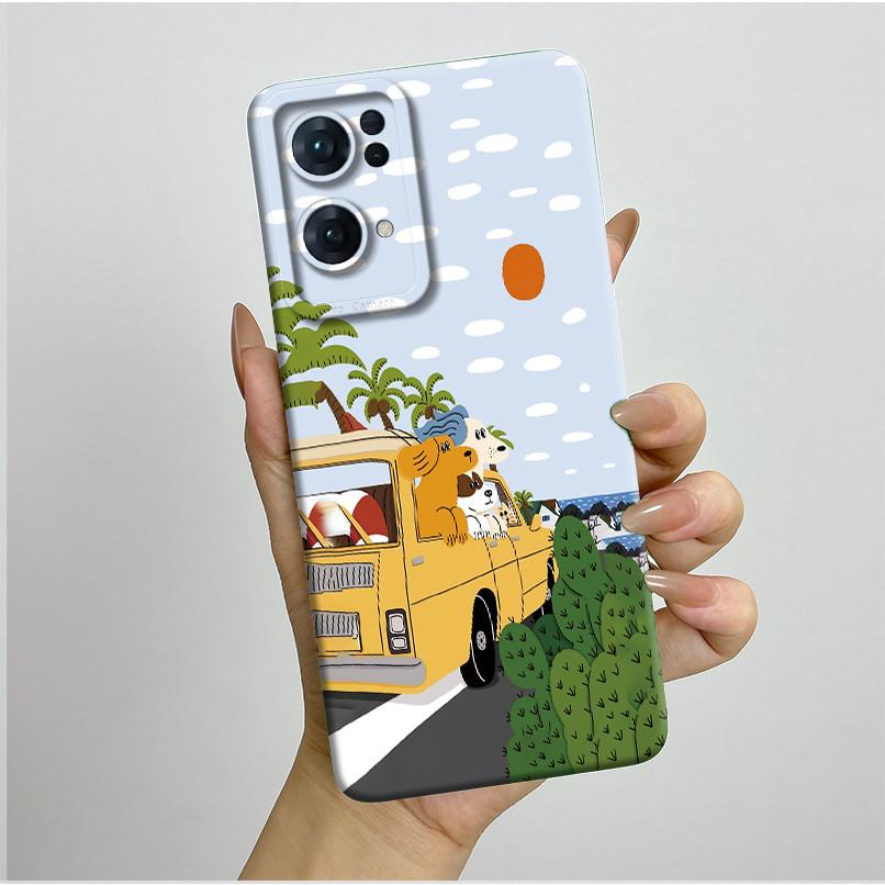 Für Oppo Reno7 Pro 5G Hülle Schöne Schmetterlingsblumen Weiche Fundas Handyhülle Für Oppo Find X5 FindX5 Lite Reno 7 5G Rückseite