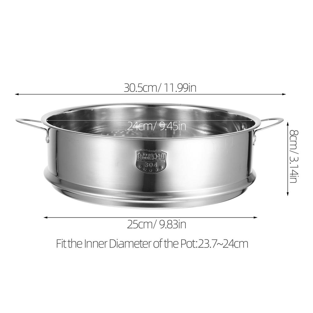 Stainless Steel Steamer Basket Lightweight Multi-Functional Food Steamer Reusable Household Kitchen Supplies Kitchen Supplies