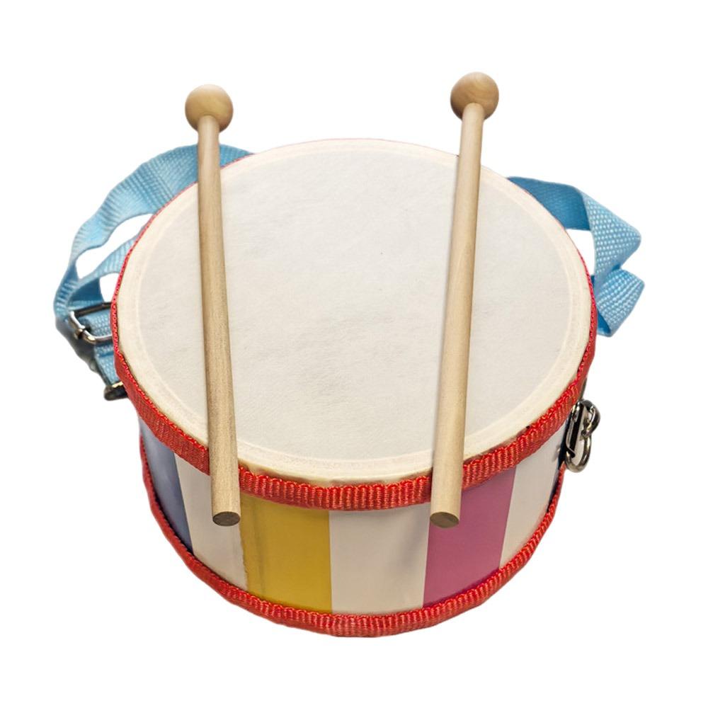 Double Sided Children's Drum Toy Wooden Material Musical Instrument Drum  Rhythm Development