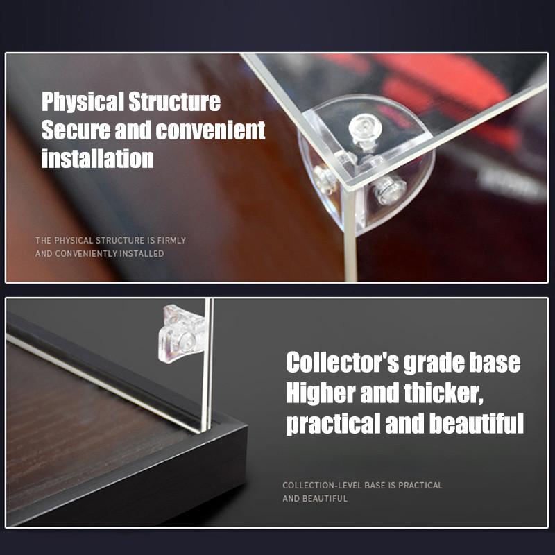 Acrylic Display Case for Collectibles Assemble Clear Dustproof Display Box for Action Figures Model Doll Toys Display Home Storage Case