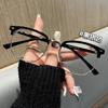 Half Frame Myopia Glasses Fashion Shortsighted Eyeglasses Men Women Optical Goggles Diopter -1.0 To -6.0 Computers Glasses