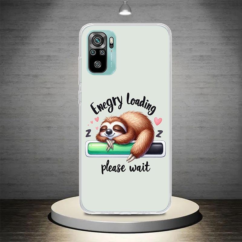 

Animal Cute Cartoon Sloth Coffee Phone Case Cover for Xiaomi Redmi Note 7 8 9 10 Pro 8T 9S Mi 15 14 Ultra 12T 11T 10T 9T 12 11 L Xiaomi Mi 12T(Pro)