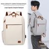 Cross-Border Large Capacity Laptop Backpack with Wet/Dry Separation and Expandable Travel Features.