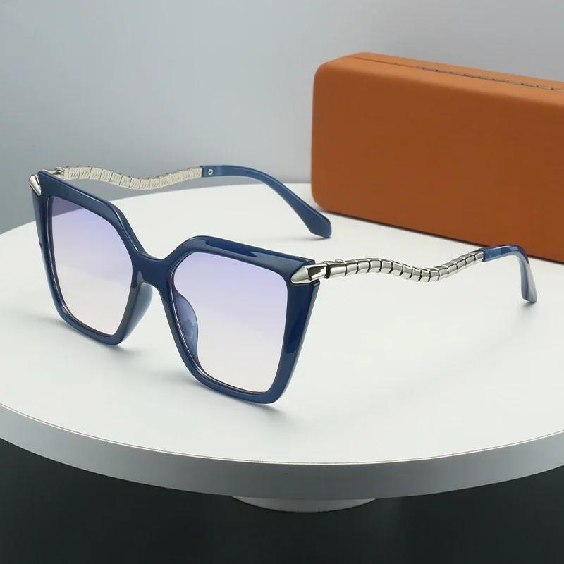 TR90 Nowe Okulary Przeciwsłoneczne Premium Okulary Przeciwsłoneczne Wytrzymała Metalowa Oprawka Okularów Odporne na UV Damskie Gogle Ochronne i Akcesoria