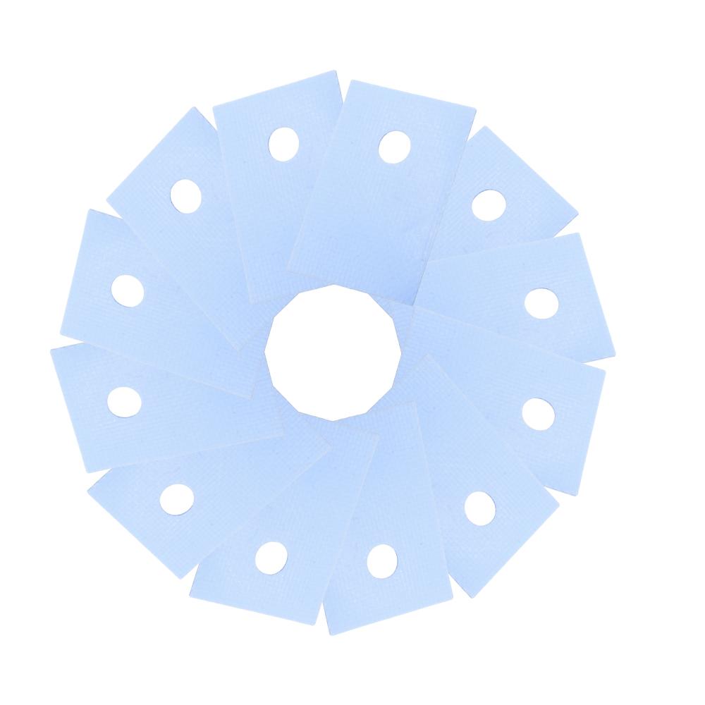1111Pcs Insulating Tablets Insulation Cap Transistor Pads Circle Insulation Particle Ring Silicone Pad Sheet Strip for M1 Screws