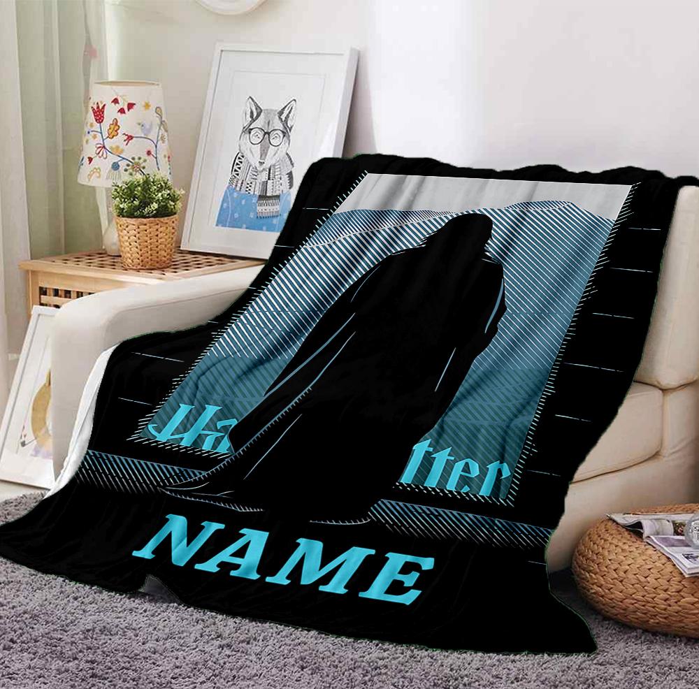 Custom Name Journey's End Flannel Blanket Throw Blanket Soft Warm Sofa Bed home Decor Unique Gift