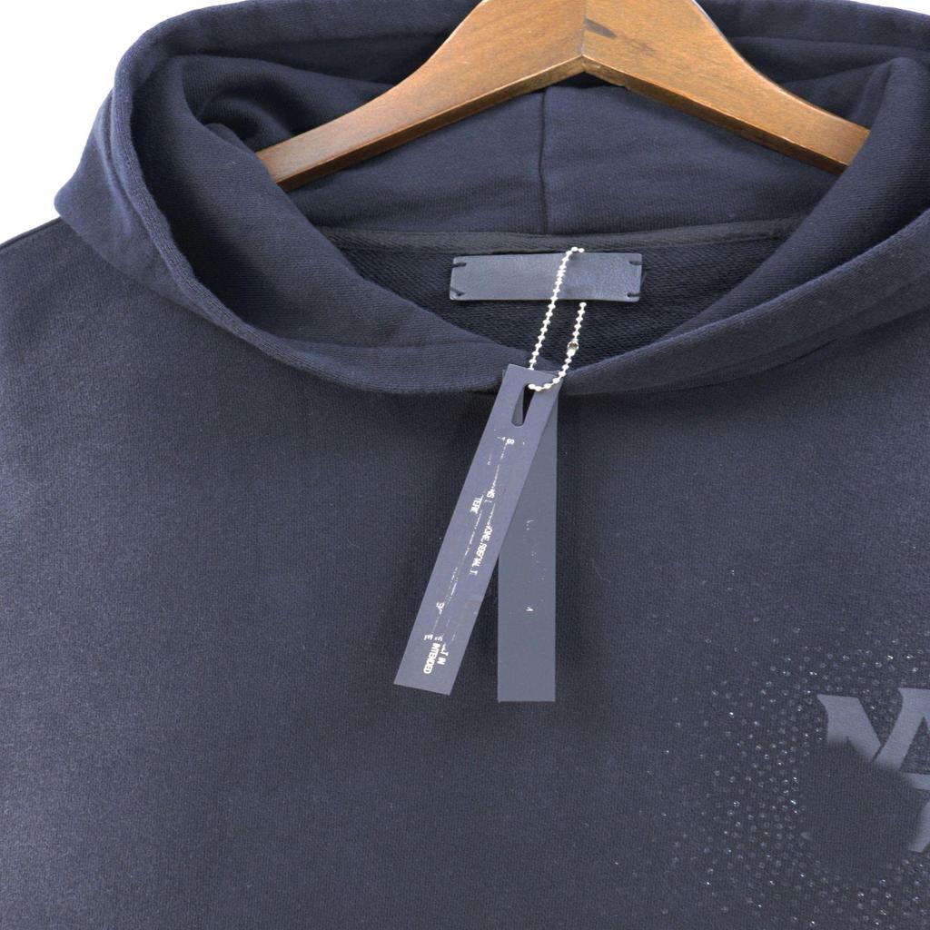 Amiri Washed Water Hoodie: New Star Flash Effect, Embellished Letter Print, Heavyweight American Style for Autumn/Winter