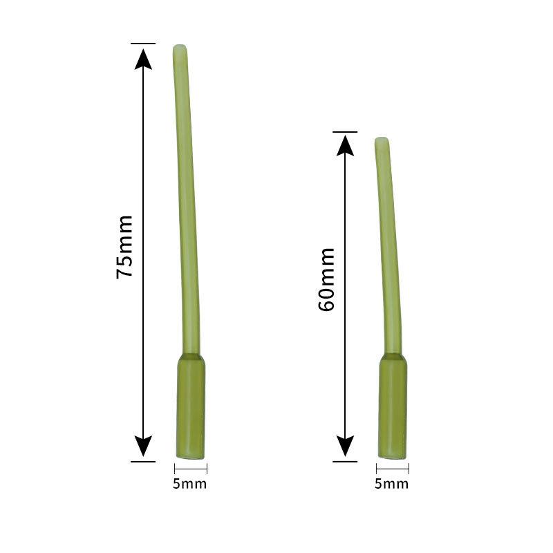 Carp Fly Fishing Tackle Swivel Stem with ABS Tail Rubber Accessory Model 0292