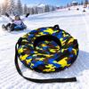 Inflatable Snow Tube Low-Temperature Resistant with Tow Strap Winter