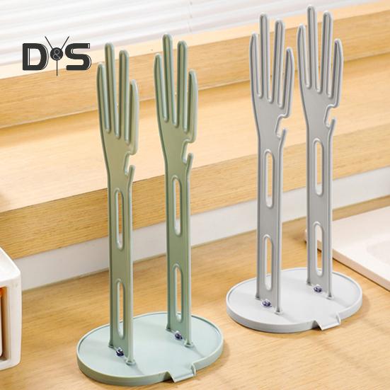 1/2ks držák na kuchyňské rukavice Sušák na rukavice se stabilní základnou Jednoduchá instalace Organizér na sušení utěrek na nádobí Stojan na věšák na dřez