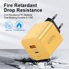 40W USB C Charger PD Quick Charge Dual Port Type C Fast Charging USB QC 3.0 Charger Adapter for IPhone 16 15 Xiaomi Samsung Macbook