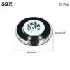 Uxcell 10pcs 2W 8 Ohm Small Speakers with Metal Shell Round Internal Micro Magnet Speakers for and Advertising Devices DVD, EVD, Multimedia, Mobile,
