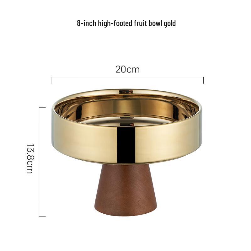 Nordic Ceramic High-Foot Dessert & Snack Plate