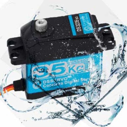 ZOSKAY 35KG Coreless Digital Servo, High Torque Coreless Motor Servo, Stainless Steel SG Waterproof Digital Servo for RC Cars, Robot DIY, Waterproof S