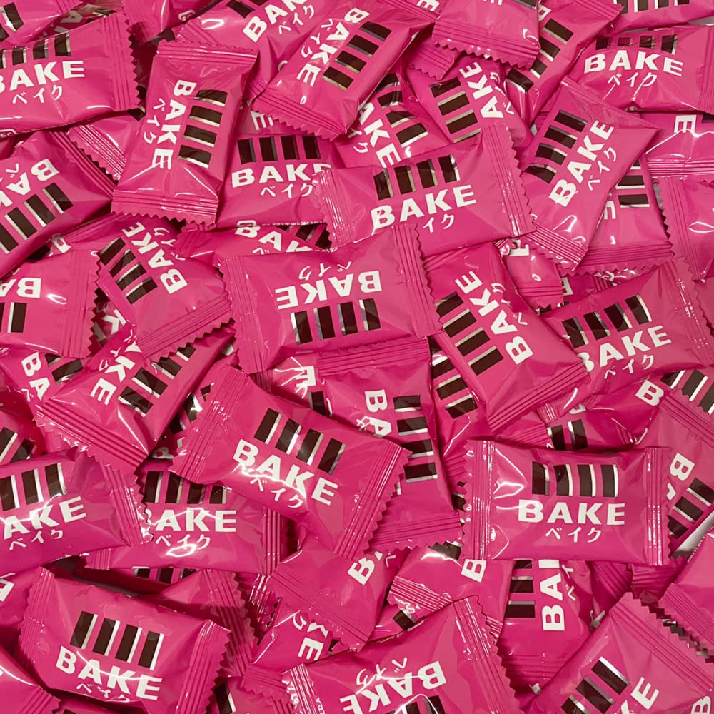 Morinaga Bake Chocolate 70 Bags Gift Box Assortment Large Capacity Set Chocolate BAKE Individually Wrapped Sweets Perfect for Small Gifts and