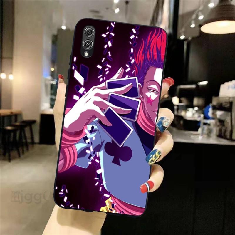 Pouzdro na telefon HUNTER X Hisoka Morow pro Honor 70 50 20 7S X9 X8 X7 Magic 4 3 Pro měkký černý kryt telefonu
