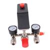 Air Compressor Pressure Switch 175PSI Vertical Switch Manifold Regulator with Valve Control Regulato