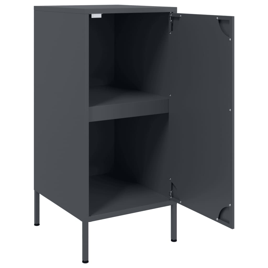 Sideboard Anthracite 36 X 39 X 79 Cm Steel