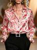 Fashionable women's blouses, elegant in style, long-sleeved shirts, suitable for different seasons, can be worn for daily use or for work.