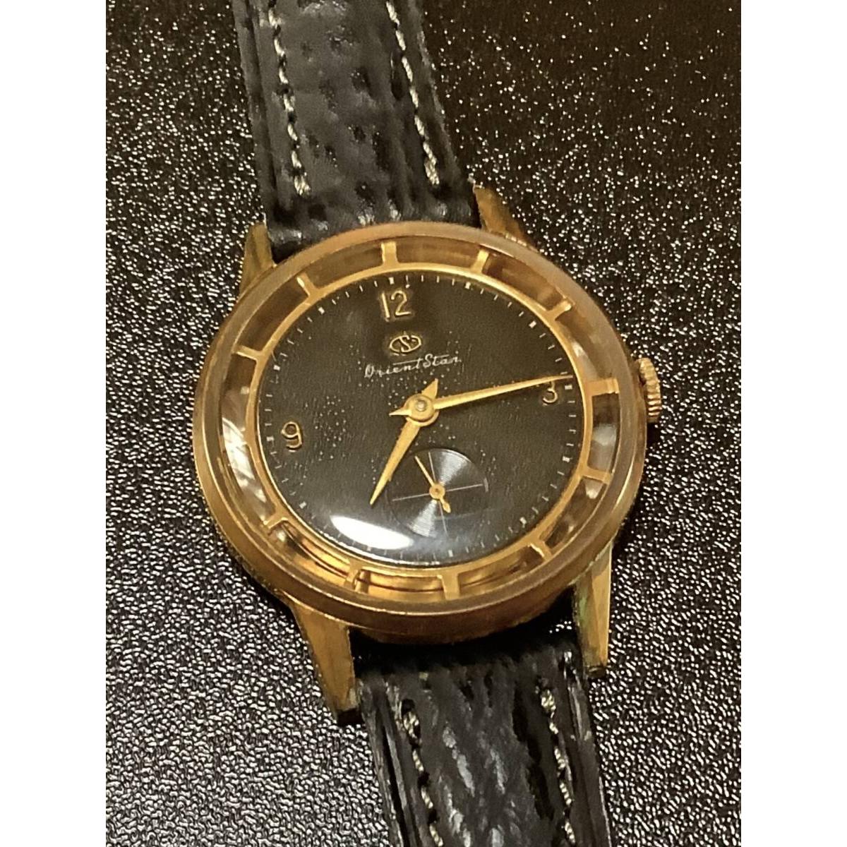 12040) Orient Star Small Second Working Item Rare Model