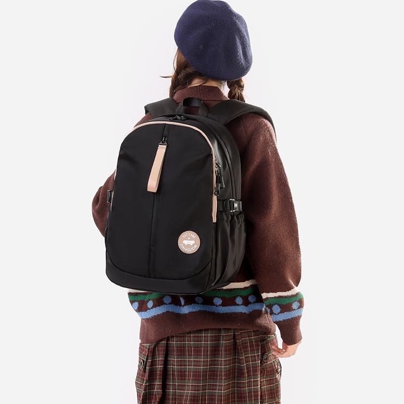 2026 New Burden Reducing Girl's Backpack Large Capacity Lightweight Waterproof Nylon School Bags Multi-layer Thickened Shoulder Strap Student Ruckpack