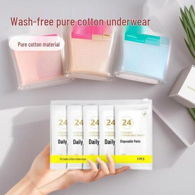 Women's Disposable Maternity & Travel Panties - Wash-Free for Postpartum, Students, Hotels