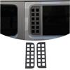 Rear Window Louver Vent Cover Window Screens Trim For Jeep Wrangler JL/JT 18+4Dr