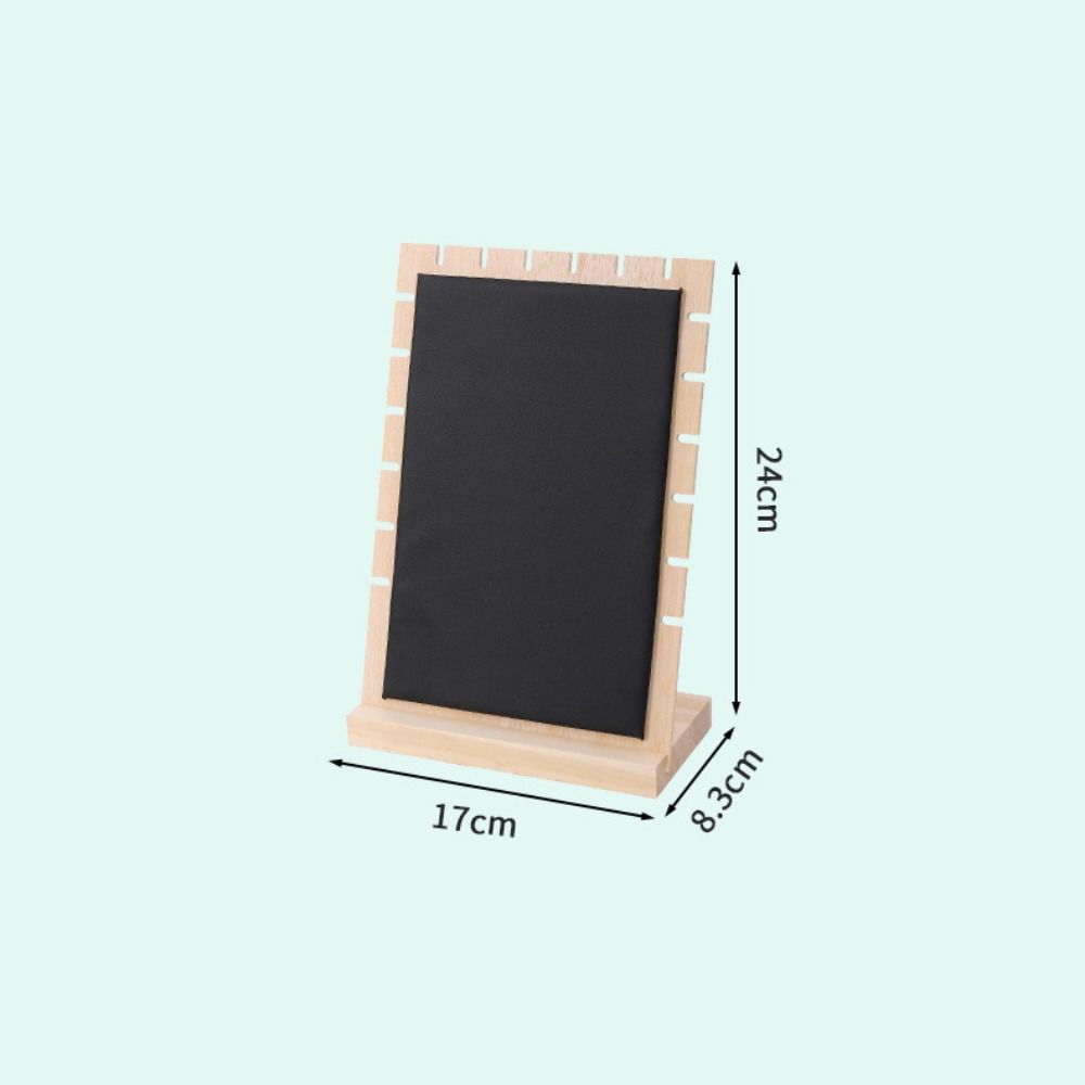 PU Jewelry Display Stand Wood Bangle Storage Rack New Earrings Shelf  Jewelry