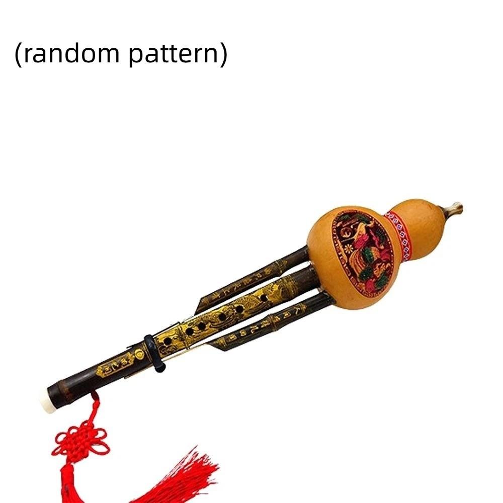 C/bB Key Gourd Flute Black Bamboo Gourd Bamboo Flauta Easy To Play Hulusi  Music Lovers