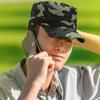 Kamufláž Baseballová čepice Unisex Lehká Anti-UV ochrana proti slunci Přenosná letní plochá čepice Venkovní trénink Turistika Sportovní čepice Čepice pro dospělého vojáka