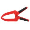 Spring Clamp with Long Flat Nose Plastic Fixing Clamp Woodworking Fixture Accessory3in Opening 75mm Deep 110mm