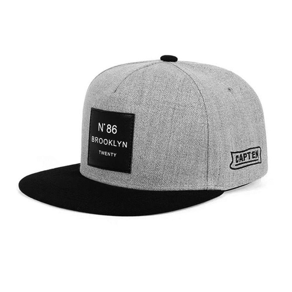 

Trendy N86 Patch Baseball Cap Sun Protection Summer Spring Men Hat Outdoor Embroidery Hip-hop Cap сірий