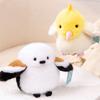 Jouets Peluches d'Oiseaux Kawaii 21cm Mini Poupées Peluches d'Oiseaux Artificiels Mignon Perroquet Moineau Réaliste Jouet Peluche pour Enfants Anniversaire Cadeaux de Noël