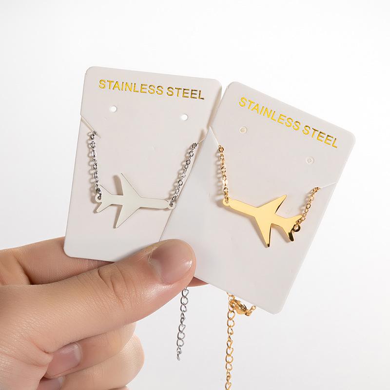 Stainless Steel Plane Pattern Simple Style Personalized Bracelet