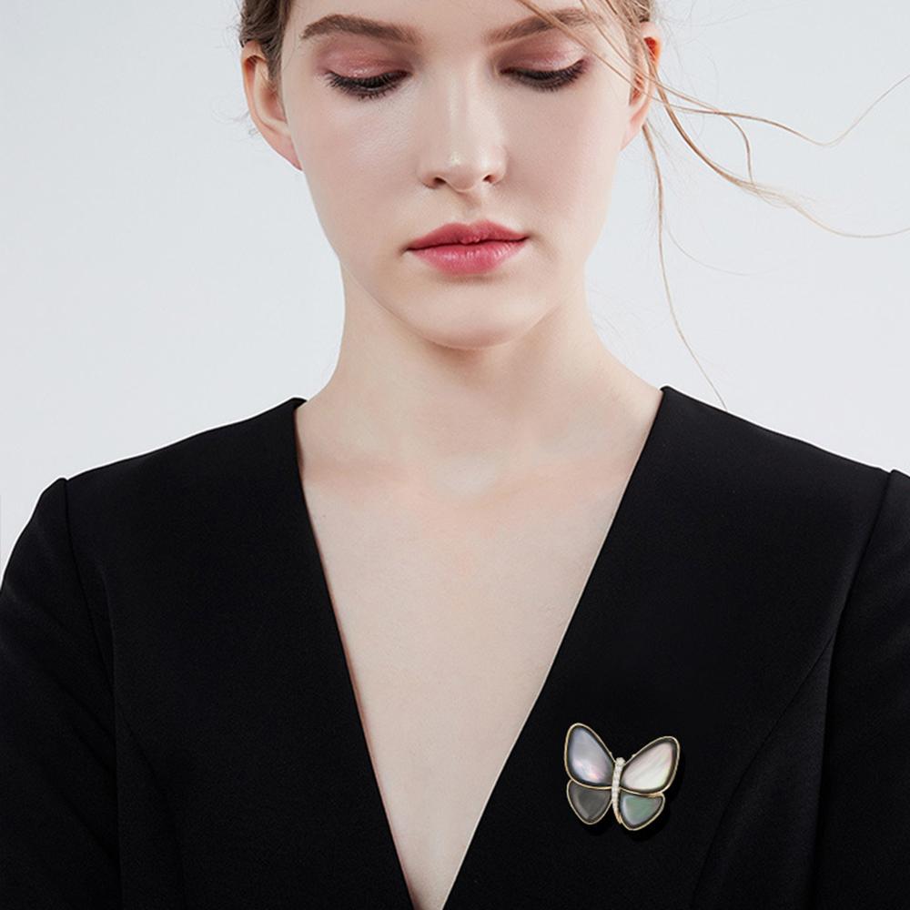 Senior Brooches Flower Leaf Brooch Pins for Women Suit Pendant  Fashion Brooches Jewelry