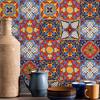 Mediterranean Style Pattern Thickened Anti-Fouling Kitchen Sticker Beautified Decorative Sticker Self-Adhesive Wallpaper