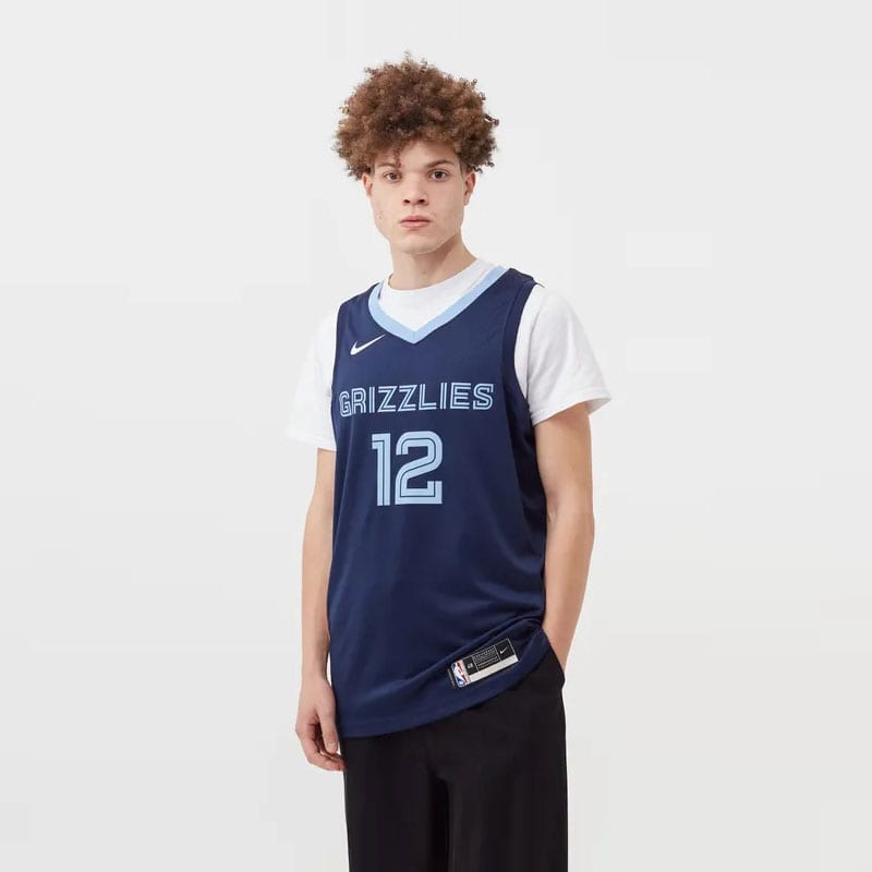 Nike Ja Morant Memphis Grizzlies 2023/24 Icon Edition Big Kids' Nike Nba Swingman Jersey CW3670-419