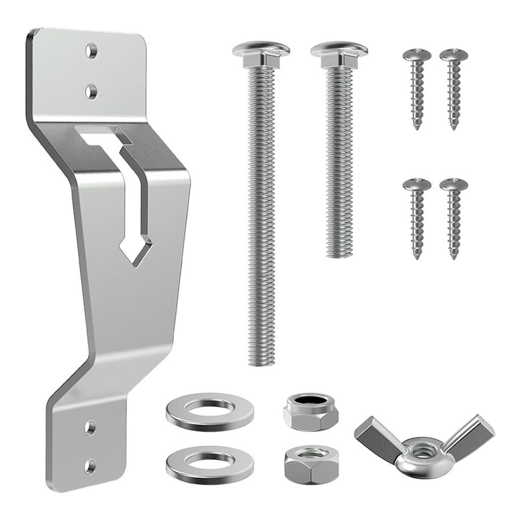 Utility Trailer Accessories Wall Mount Spare Tire Carriers Support, Wheel Bracket for Cargo Trailers Easy Installation