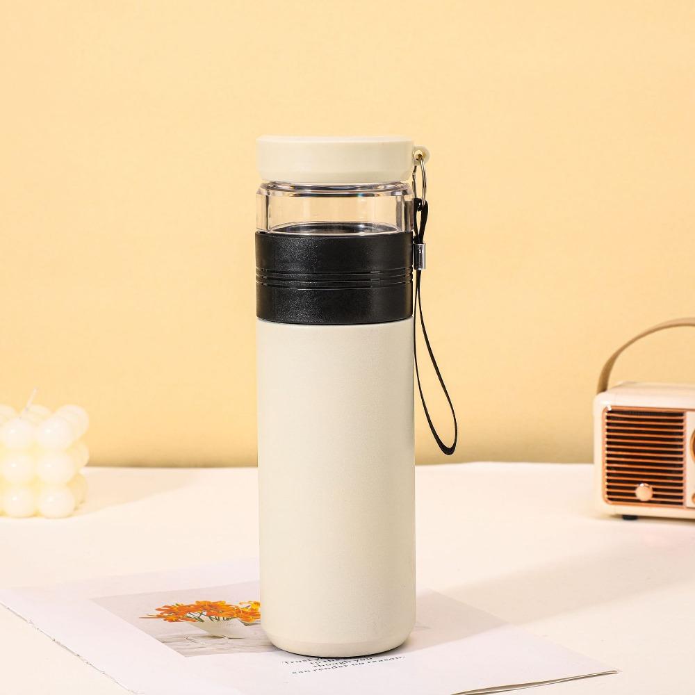 Stainless Steel Insulated Cup 500ML Capacity Tea Brewing Cup New Tea Infuser Bottle