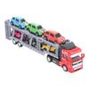 Transport Car Carrier Truck Toy with 6 Small Car for Kids Pull Back Detachable Interactive Toy Carrier Truck