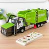 1:40 Camion dei Rifiuti Sanitario Cisterna Acqua Spazzatrice Auto Diecast per Bambini Veicolo Luci Suoni Giocattoli Educativi Per Bambini