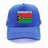 Vanuatu Trucker Cap Summer Unisex Cool Country Flag Hat Baseball Caps Unisex Outdoor Mesh Net Caps