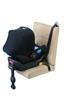 Aprica Smooth TS Infant Car Seat, Compatible with ISOFIX and Seat Belts, for Children 0-12 Months (Black), Model 2024041